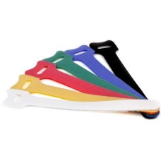 Хомут-липучка 180 мм, зеленый (20 шт.уп) LANMASTER LAN-VCM180-GN