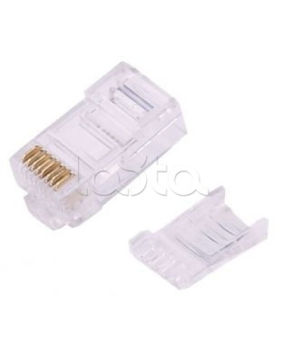 Штекер RJ45 (8P8C) CAT6 со вставкой LAZSO APJ15 в Северске Коннекторы Pintop.ru