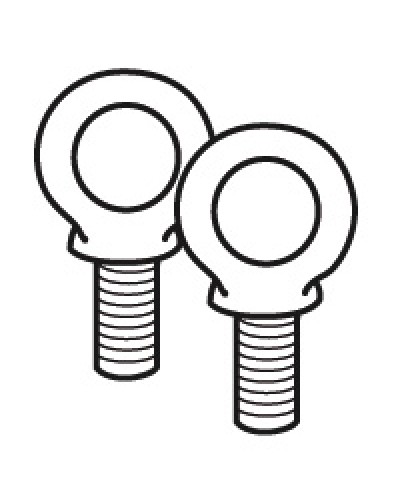 Комплект подъемных колец Legrand 020482 в Северске Аксессуары для стоек и шкафов Pintop.ru