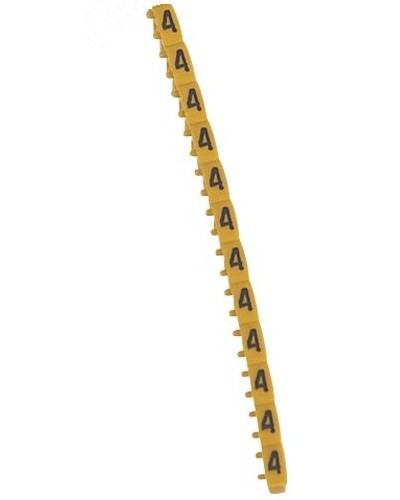 Маркер 4 0,15/0,5 ЖЛТ CAB3 Legrand 038104 в Северске Аксессуары для кабель-канала Pintop.ru