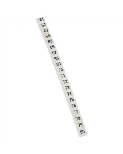 Маркер CAB3 цифры 61-80 Legrand 038153 в Северске Аксессуары для кабель-канала Pintop.ru