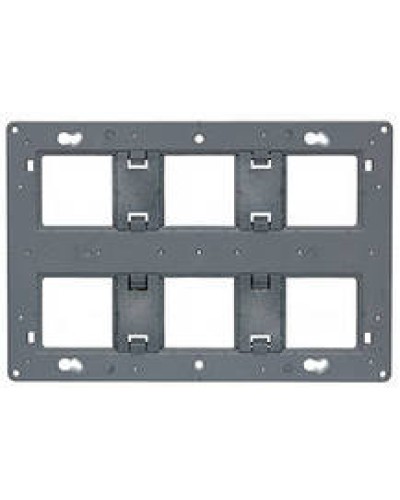 Суппорт Mosaic на 2x6, 2x8 или 2x3x2 модулей LEGRAND 080266 в Северске Аксессуары для кабель-канала Pintop.ru