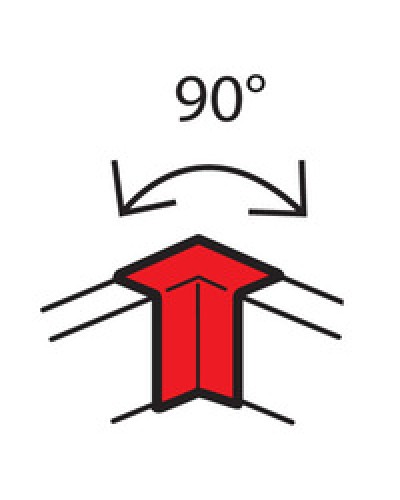 Угол внутренний для кабель-канала METRA 100x50 Legrand (638011) в Северске Аксессуары для кабель-канала Pintop.ru