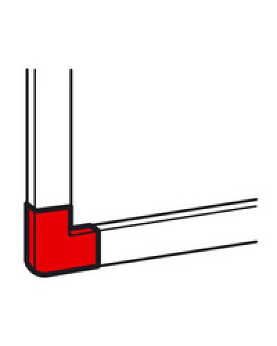 Угол плоский для кабель-канала METRA 15x10 Legrand (638103) в Северске Аксессуары для кабель-канала Pintop.ru