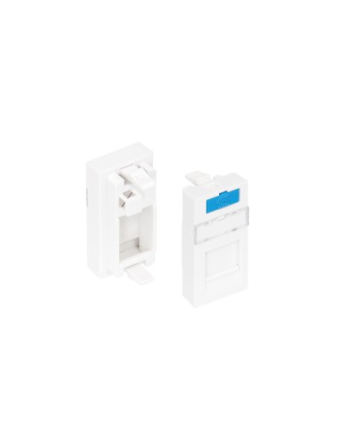 Вставка 22,5x45 KeyStone 1 порт NIKOMAX (NMC-PM1P-PH-WT) в Северске Аксессуары для кабель-канала Pintop.ru