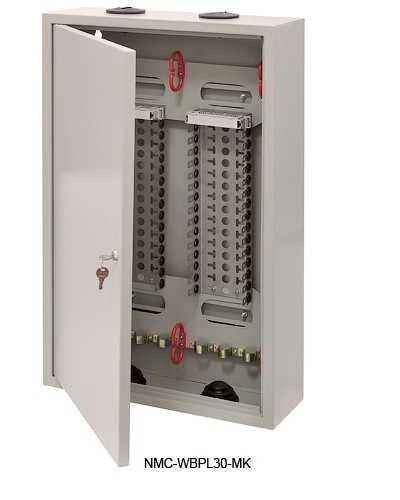 Щит распределительный настенный 30 плинтов NIKOMAX (NMC-WBPL30-MK) в Северске Щиты электрические Pintop.ru