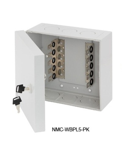 Щит распределительный настенный 5 плинтов NIKOMAX (NMC-WBPL5-PK) в Северске Щиты электрические Pintop.ru