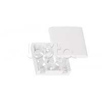 Корпус настенной оптической розетки NIKOMAX NMF-WO2-BLANK-CS-WT