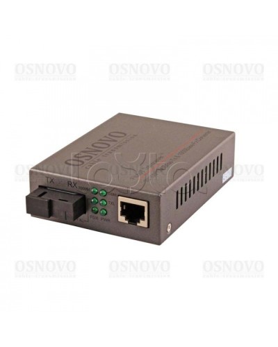 Медиаконвертер Gigabit Ethernet OSNOVO OMC-1000-11S5a в Северске Медиаконвертеры Pintop.ru