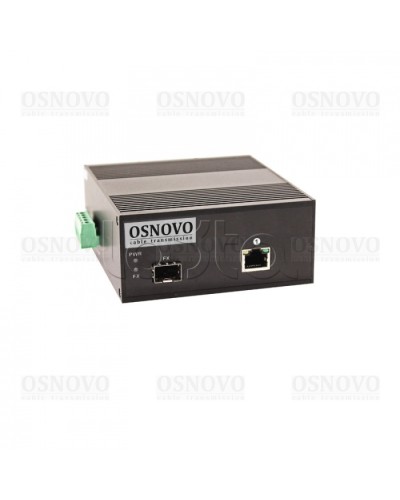 Медиаконвертер Gigabit Ethernet с поддержкой PoE OSNOVO OMC-1000-11X/I в Северске Медиаконвертеры Pintop.ru