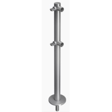 Стойка ограждения съемнаяL-образная с 2-мя полупетлями слева Oxgard ВЗР 1996Р.20-03