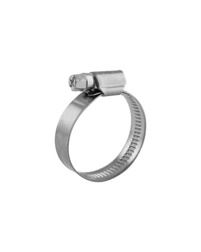 Хомут червячный 10-16/9-0,6мм, нержавеющая сталь W2, (50 шт/уп) REXANT 07-0710 в Северске Стяжки-хомуты Pintop.ru