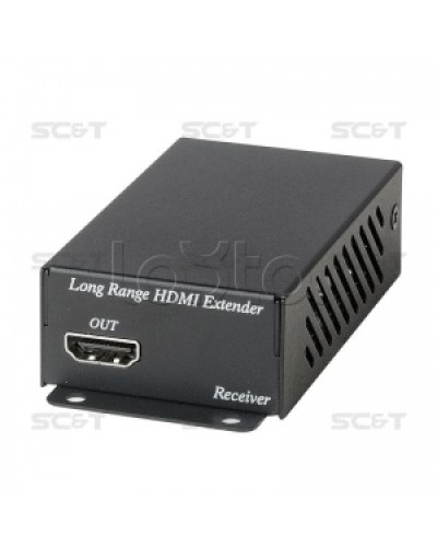 Приёмник HDMI-сигнала по одному кабелю витой пары SC&T HE02ER в Северске Видеоусилители, Модуляторы, Делители Pintop.ru