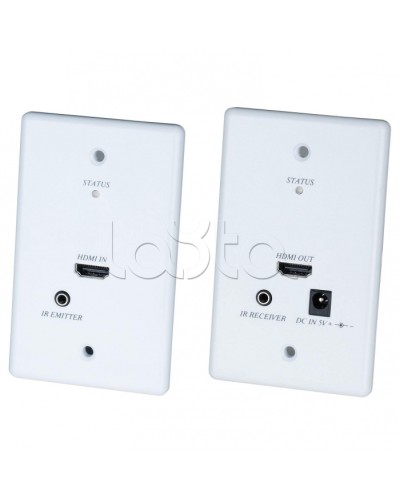 Комплект передачи HDMI с обратным ИК-повторителем SC&T HW01 в Северске Видеоусилители, Модуляторы, Делители Pintop.ru
