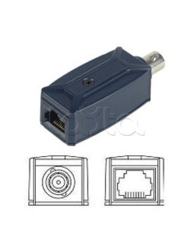 Удлинитель Ethernet, пассивный по коаксиальному кабелю SC&T IP01 в Северске Видеоусилители, Модуляторы, Делители Pintop.ru