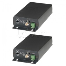 Комплект для передачи HD-SDI и RS485 по одному кабелю витой пары SC&T SDI05A