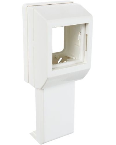 Суппорт с рамкой на 1 пост (45х45) вдоль профиля универсальный SPL 020007S в Северске Аксессуары для кабель-канала Pintop.ru