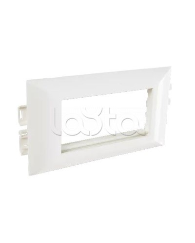 Суппорт с рамкой на 2 поста (45х45) в профиль для кабельных каналов 100х50, 105х50 SPL 100008S в Северске Аксессуары для кабель-канала Pintop.ru