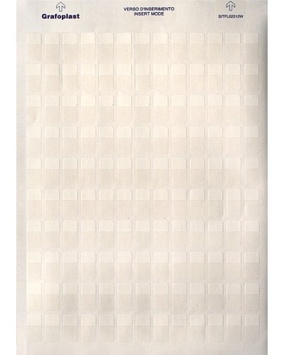 Табличка маркировочная 20х10мм. Полиэстер. Белая DKC (SITFP1020W) в Северске Аксессуары для лотков Pintop.ru