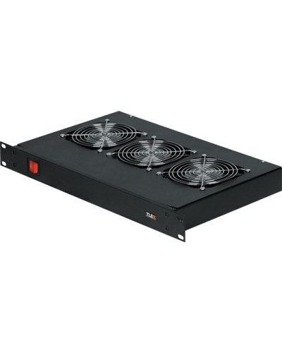 Полка вентиляторная 1U TLK TLK-VP3-GY в Северске Полки для шкафов и стоек Pintop.ru