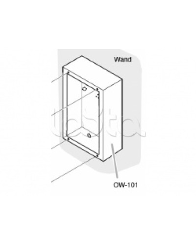 Коробка накладная TOA OW-101 в Северске Аксессуары для СОУЭ Pintop.ru