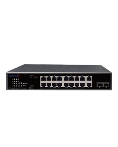 Неуправляемый коммутатор DSSL TRASSIR TR-NS14202S-185-16POE в Северске Коммутаторы Pintop.ru