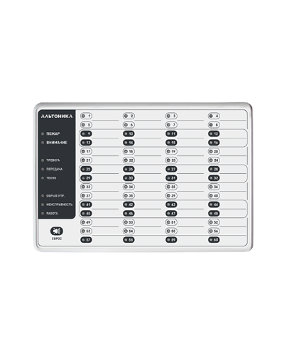 Блок индикации Альтоника Риф Стринг RS-201BVI в Северске Радиоканальные системы безопасности Pintop.ru