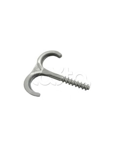 Держатель (клипса) F типа двойнаядля труб D16-20 мм Экопласт 41826 в Северске Держатели, клипсы, скобы Pintop.ru