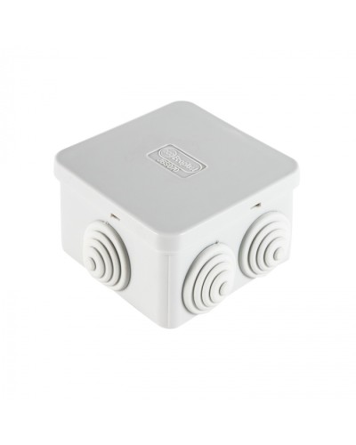Коробка огн. E110, о/п 85х85х50мм,без галогена, 12 вых., IP55, 12P, серый Экопласт (43071HF) в Северске Распределительные коробки Pintop.ru