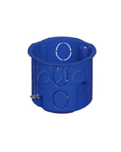 Коробка установочная для г/к D68x62мм с металл. лапками, межцентр 71мм, синий IP20 (1шт) Экопласт (44665-1) в Северске Распределительные коробки Pintop.ru