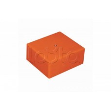 Коробка огн. с глад. стенками,без галогена, заземление, IP41, 5P, (1,5-4мм2) (оранж) ОКЛ Экопласт 46131PE-HF