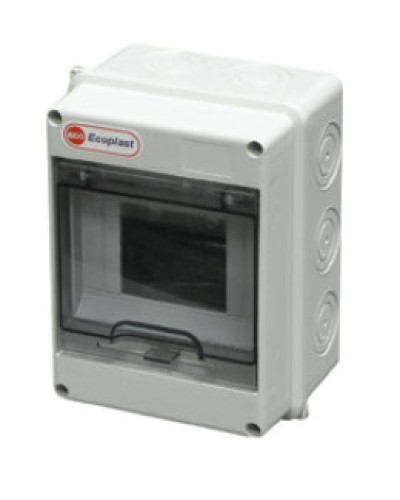 Шкаф настенный, 8-9 модулей, IP65 Экопласт 46408 в Северске Боксы для автоматов Pintop.ru