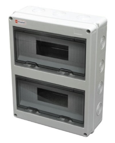 Шкаф настенный, 24 модулей, IP65 Экопласт 46424 в Северске Боксы для автоматов Pintop.ru