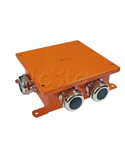 SMB120 Коробка металлическая, огн. E-110,о/п 120х120х60, 4 метал. гермоввода, IP66, 8P, (1,5-10 мм2), цвет оранж. Экопласт (56344) в Северске Распределительные коробки Pintop.ru