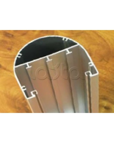 Колонна алюминевая под суппорт (односторонняя) 660мм Экопласт 70166 в Северске Системы лючков и колонн Pintop.ru