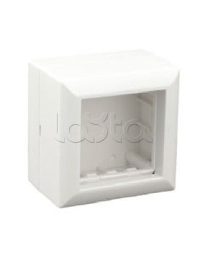 Коробка для открытой проводки на 1 пост 45х45 мм Экопласт 72914 в Северске Распределительные коробки Pintop.ru