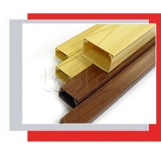 Миниканал 20x10 серия MEX с текстурой дерева (сосна) Экопласт 77001P-2