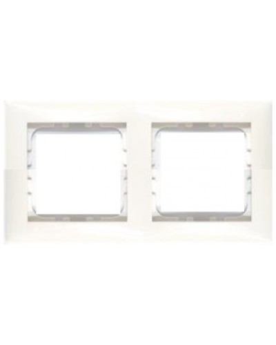 Рамка 2-постовая LK60 Экопласт (белый) (864204) в Северске Аксессуары для лотков Pintop.ru