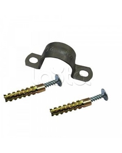 Дюбель-хомут клоп (двухлапковый) 48-50 мм Гефест (100 шт/уп) в Северске Держатели, клипсы, скобы Pintop.ru