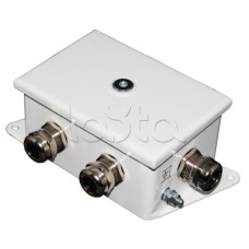 Коробка монтажная огнестойкая Гефест КМ-О (10к*6,0)-IP66-d, четыре ввода 120х80х68