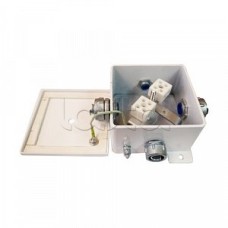 Коробка монтажная огнестойкая Гефест КМ-О (2к)-IP66 три ввода 120х120