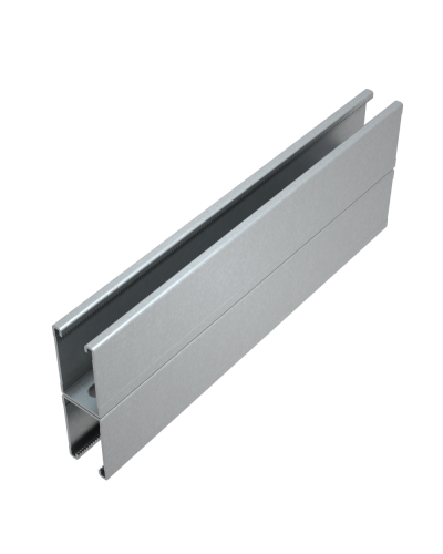 Страт-профиль двойной 41х72 L800 мм s:2,0 HD85 КМ-профиль (2STPS41-72-800 HD85) в Северске Аксессуары для лотков Pintop.ru