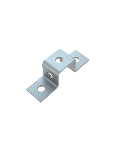 Прямоугольная скоба для страт-профиля 41х41 мм КМ-Профиль (PS41-41) в Северске Держатели, клипсы, скобы Pintop.ru