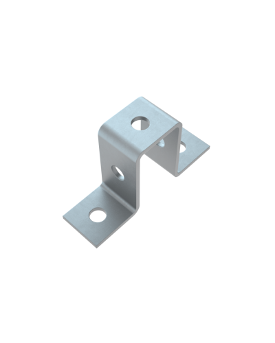 Прямоугольная скоба для страт-профиля 41х72 мм КМ-профиль (PS41-72) в Северске Держатели, клипсы, скобы Pintop.ru