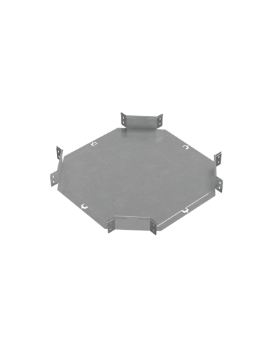 Х-разветвитель 80х400 мм ПЛЮС HD85 КМ-профиль (XDplus80-400 HD85) в Северске Аксессуары для лотков Pintop.ru