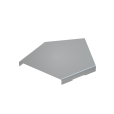 Крышка горизонтального угла 45 гр. 100 мм КМ-Профиль (KGL45-100)