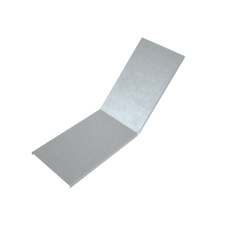 Крышка лестничного вертикального внутреннего угла 45 гр. 500 мм КМ-Профиль (KLNL45-500)