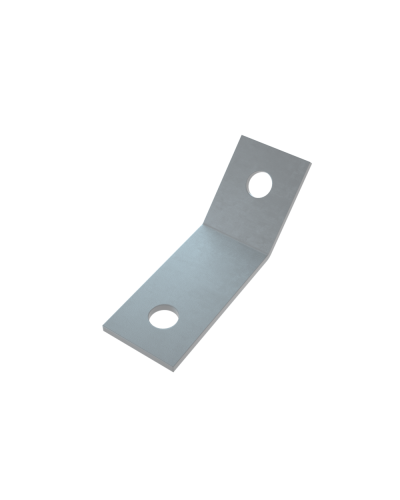 Уголок 45 гр. (2 отверстия) КМ-Профиль (USG45-2) в Северске Аксессуары для лотков Pintop.ru