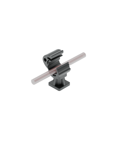 Держатель пластиковый Ø 8-10 мм КМ-Профиль (PD8-10) в Северске Монтажные материалы Pintop.ru