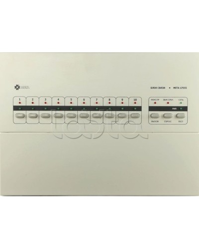 Блок связи на 10 каналов МЕТА 17555 в Северске Система оповещения и трансляции Мета Pintop.ru